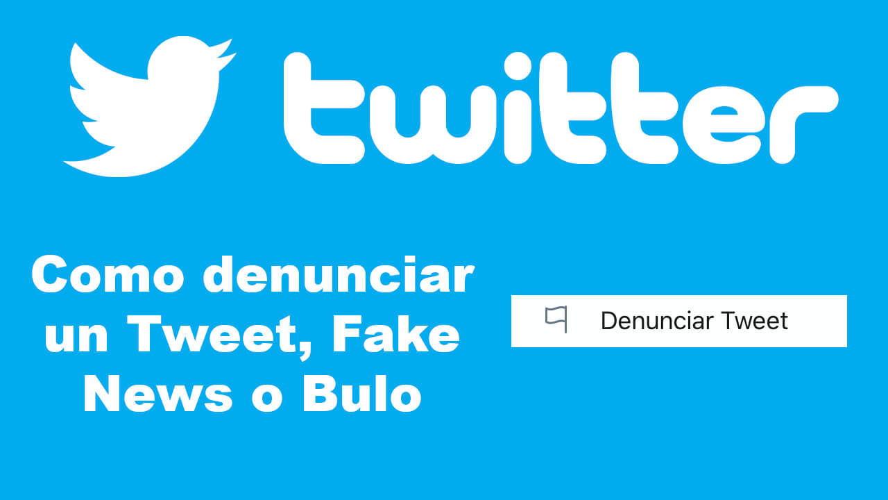 Como denunciar un Tweet en Twitter iPhone Android o Web